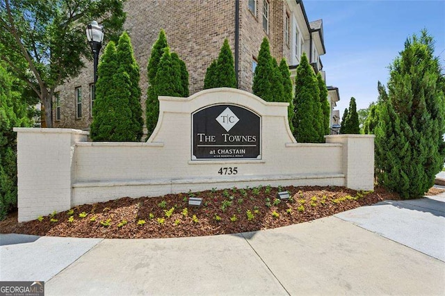 4355 Parkside Pl, Sandy Springs, GA 30342 - view of community / neighborhood sign