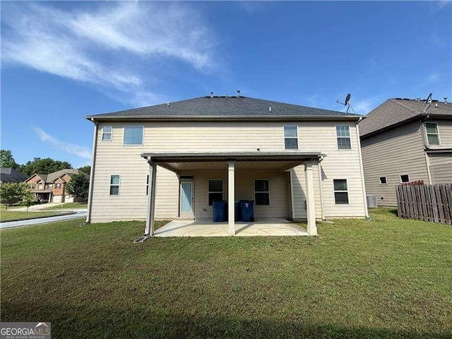 3488 Woodshade Dr, Loganville, GA 30052 - back of house with a patio and central air condition unit