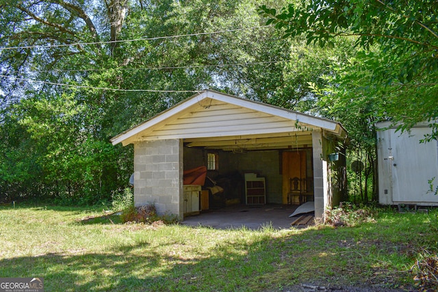 100 Minor Ave, Montezuma, GA 31063 - view of detached garage