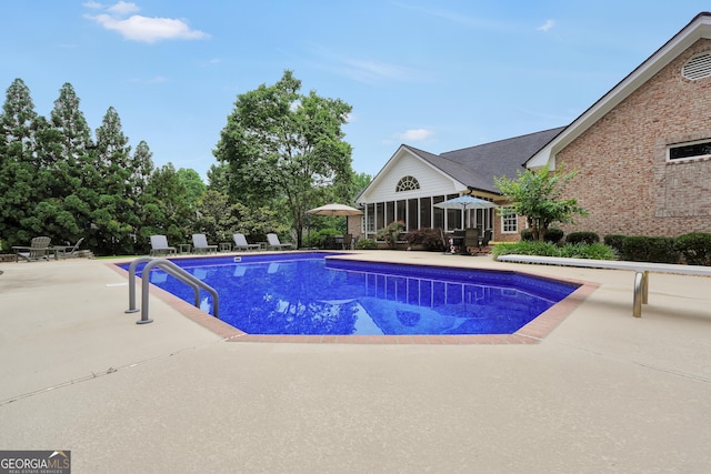 704 Branchview Ct, Mcdonough, GA 30252 - swimming pool featuring a patio