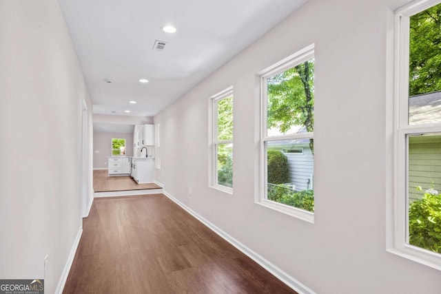 5 Windsor Ter, Avondale Estates, GA 30002 - corridor featuring wood finished floors and recessed lighting