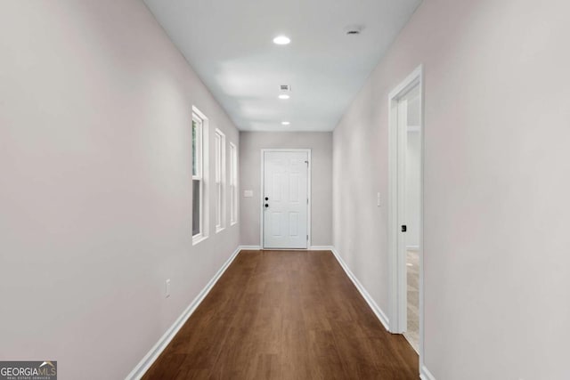 5 Windsor Ter, Avondale Estates, GA 30002 - corridor with wood finished floors and recessed lighting