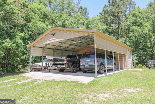 287 Napier Dr, Eatonton, GA 31024 - view of parking featuring a detached carport