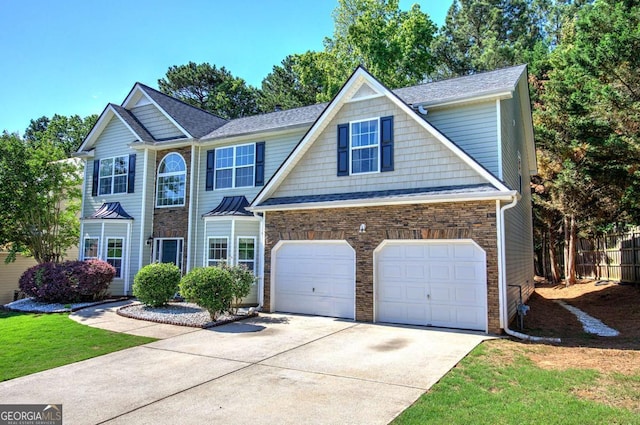 26 Ivey Meadow Dr, Dallas, GA 30132 - view of front facade featuring concrete driveway and roof with shingles