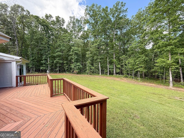 712 Boy Scout Rd, Newnan, GA 30263 - wooden deck with a lawn