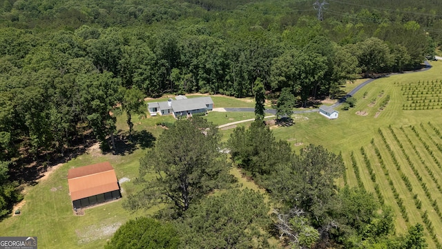 712 Boy Scout Rd, Newnan, GA 30263 - aerial view of property's location featuring rural landscape and a heavily wooded area