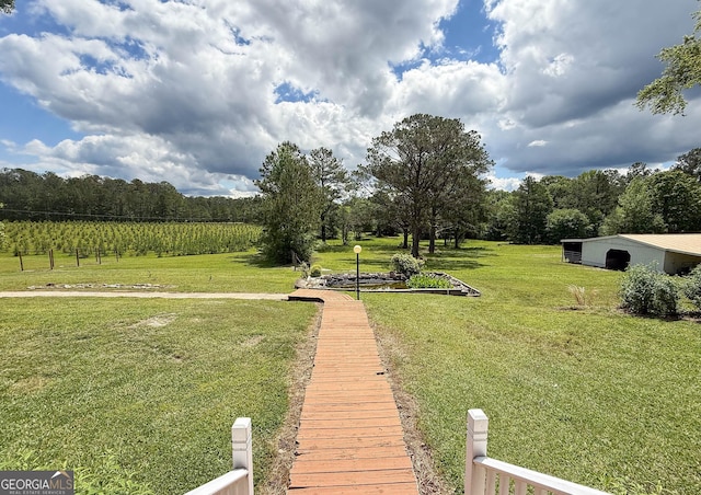 712 Boy Scout Rd, Newnan, GA 30263 - view of grassy yard with a view of rural / pastoral area