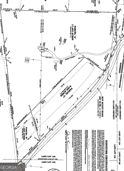 712 Boy Scout Rd, Newnan, GA 30263 - survey map / technical document
