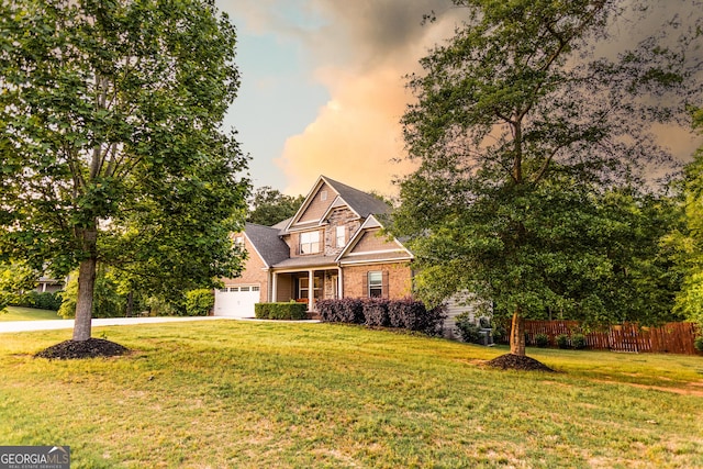 632 Creekside Trce, Covington, GA 30014 - view of front facade featuring a garage and brick siding