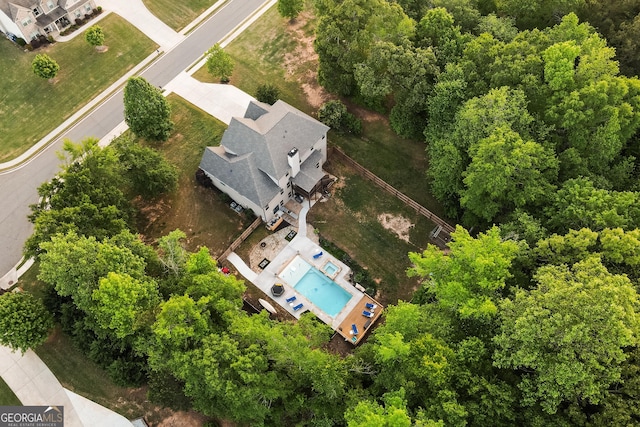 632 Creekside Trce, Covington, GA 30014 - aerial view of a pool area