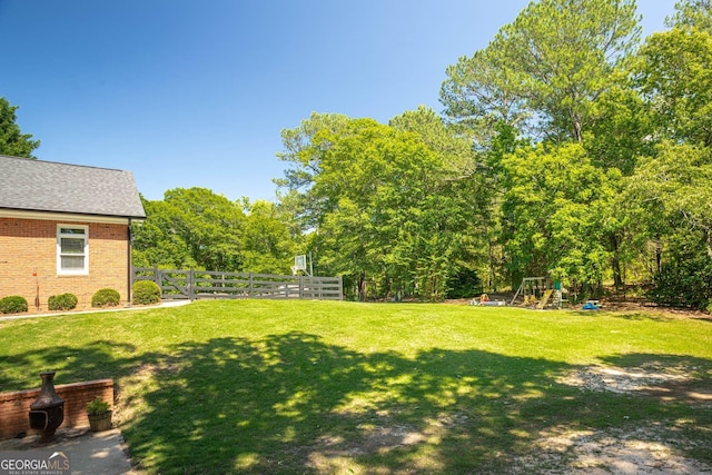 395 Grove Ridge Dr, Loganville, GA 30052 - view of yard featuring a playground