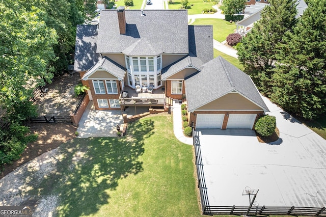 395 Grove Ridge Dr, Loganville, GA 30052 - view from above of property