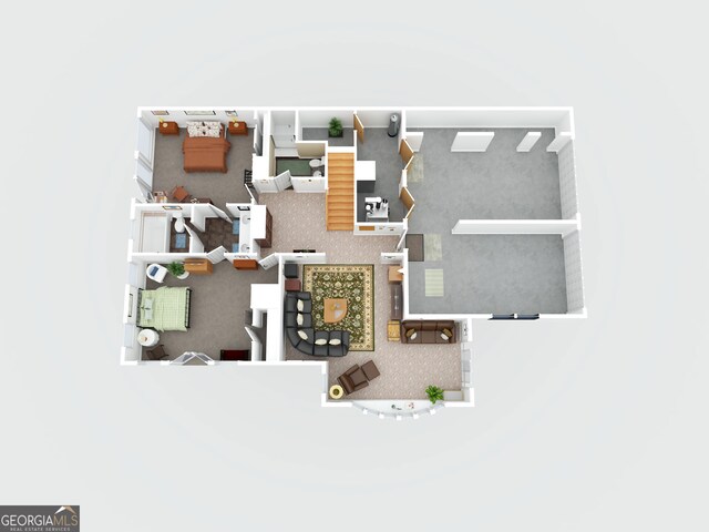 1289 Rainwater Trl, Tiger, GA 30576 - floor plan / room layout