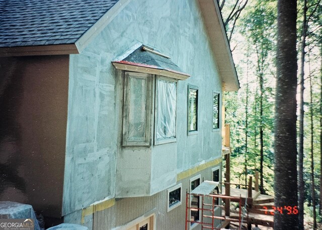 1289 Rainwater Trl, Tiger, GA 30576 - view of side of property with roof with shingles