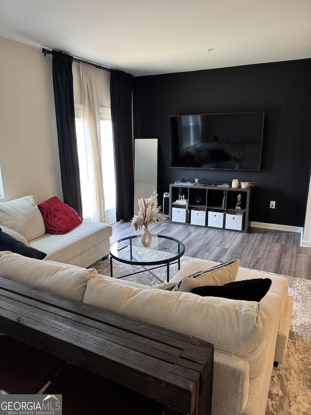 536 Magnolia Cir Unit 116, Palmetto, GA 30268 - living area with wood finished floors
