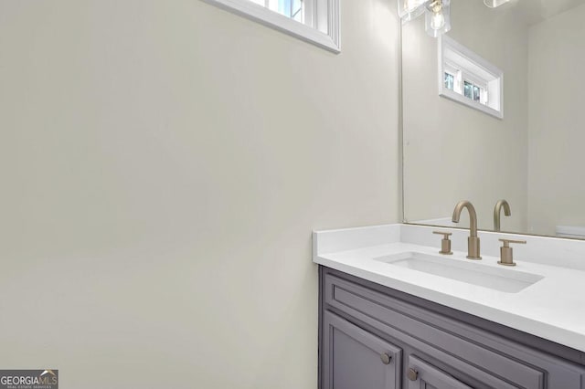 6341 Stewart Ridge Walk, Buford, GA 30518 - bathroom featuring vanity and plenty of natural light