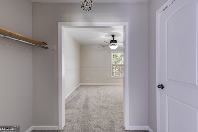103 Depot St, Buchanan, GA 30113 - corridor featuring carpet and baseboards