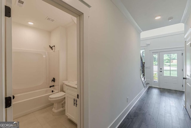 4075 O Henry Ct, Mcdonough, GA 30252 - entryway featuring baseboards and recessed lighting