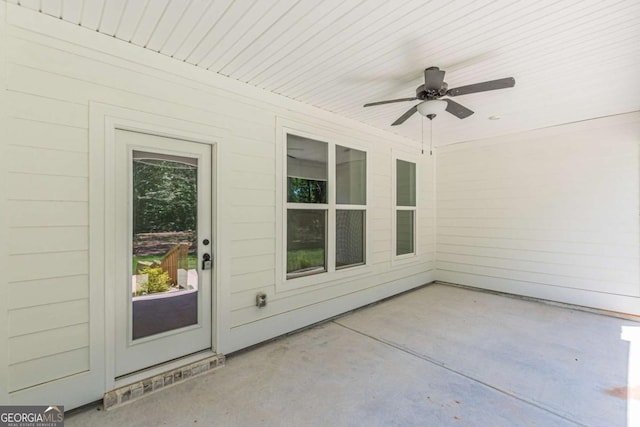 4075 O Henry Ct, Mcdonough, GA 30252 - view of patio with a ceiling fan