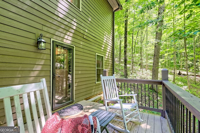 177 Whitetail Trl, Clayton, GA 30525 - view of wooden deck
