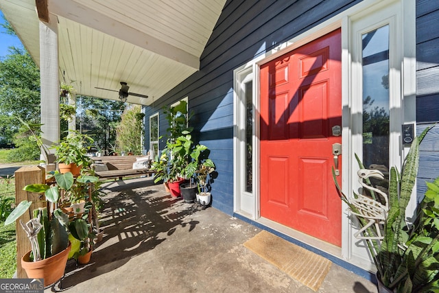 7170 Church St, Bartow, GA 30413 - property entrance featuring a porch