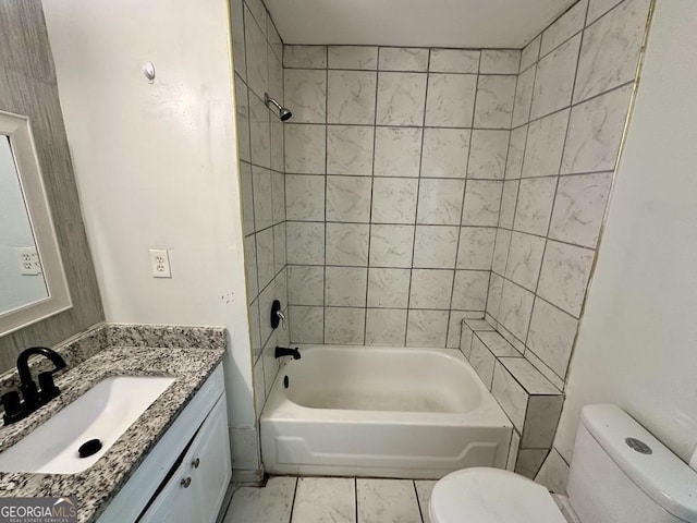 1681 Stanton Rd SW, Atlanta, GA 30311 - bathroom with toilet, vanity, and  shower combination