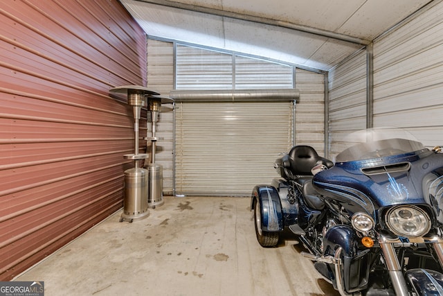 894 Lake Circle Rd, Buchanan, GA 30113 - garage with wooden walls