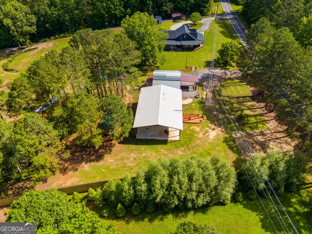 894 Lake Circle Rd, Buchanan, GA 30113 - aerial view of property and surrounding area with a tree filled landscape