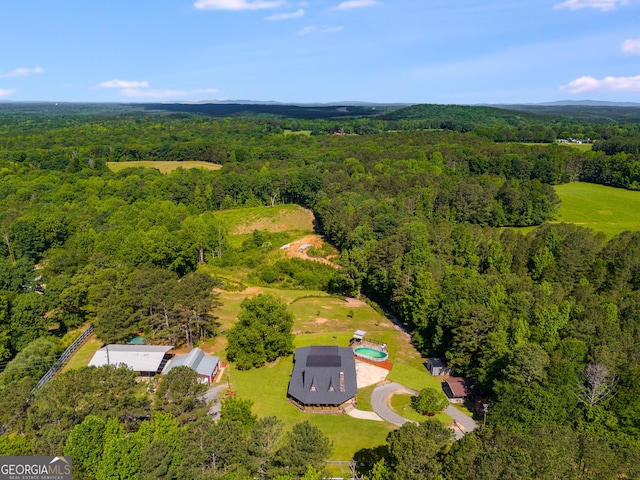 894 Lake Circle Rd, Buchanan, GA 30113 - aerial view of a forest