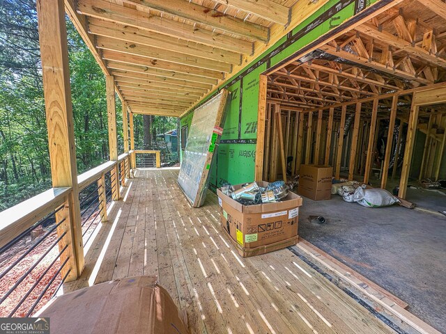 615 W Sugarbush Dr, Sky Valley, GA 30537 - view of wooden terrace