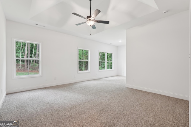 2279 Lakeview Pkwy, Villa Rica, GA 30180 - carpeted spare room featuring baseboards, ceiling fan, and recessed lighting