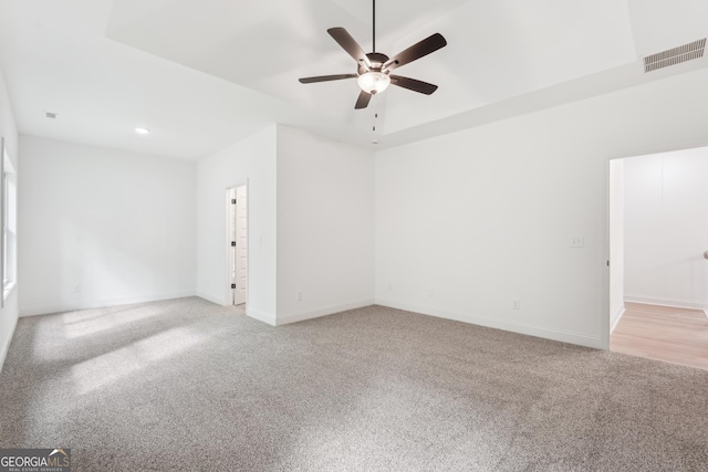 2279 Lakeview Pkwy, Villa Rica, GA 30180 - carpeted spare room featuring a ceiling fan, recessed lighting, and baseboards