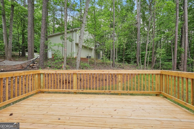 2279 Lakeview Pkwy, Villa Rica, GA 30180 - deck featuring view of wooded area