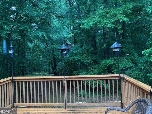161 Cedar Cove Dr, Buckhead, GA 30625 - view of wooden terrace