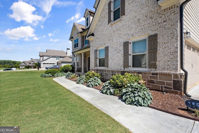 1858 Switchgrass Dr, Statham, GA 30666 - view of grassy yard featuring a residential view