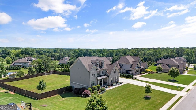1858 Switchgrass Dr, Statham, GA 30666 - aerial perspective of suburban area