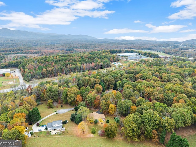 231 Doug Allison Hts, Cleveland, GA 30528 - aerial view of a forest and a mountain backdrop