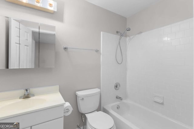 85 Arabian Ave, Alpharetta, GA 30004 - full bathroom featuring vanity, toilet, and shower / tub combination