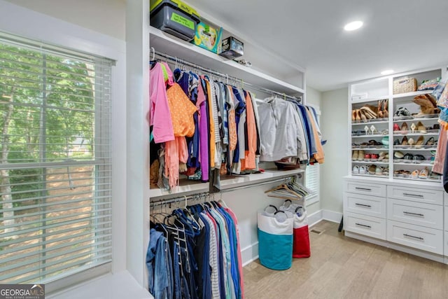 1685 Valley Rd NE, Gainesville, GA 30501 - walk in closet with light wood-style flooring