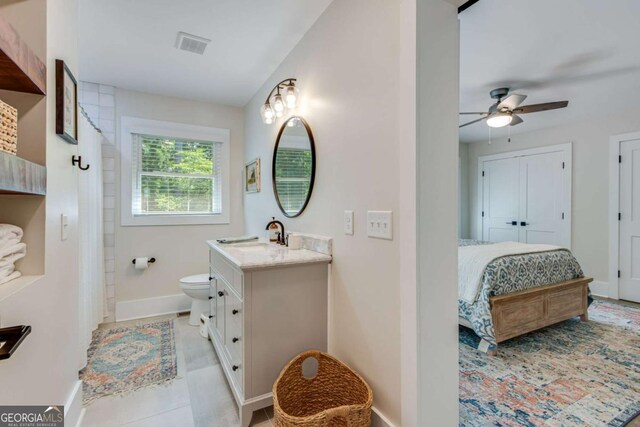 1685 Valley Rd NE, Gainesville, GA 30501 - full bath featuring vanity and ceiling fan