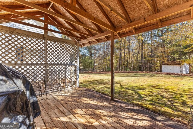 75 Antioch Rd, Mcdonough, GA 30252 - deck with a lawn