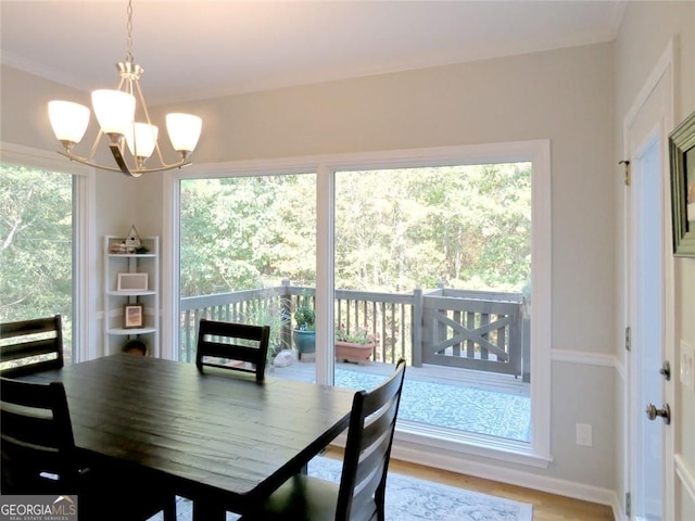 21 Devin Ln, Euharlee, GA 30145 - dining room with a chandelier and wood finished floors