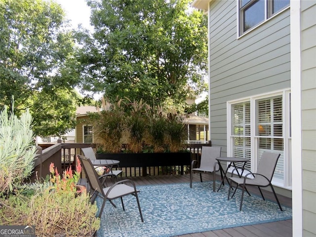 21 Devin Ln, Euharlee, GA 30145 - view of wooden deck