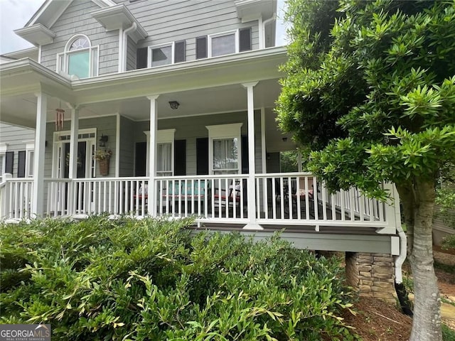 21 Devin Ln, Euharlee, GA 30145 - view of home's exterior with a porch