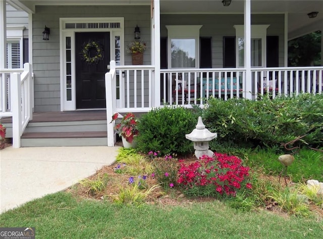 21 Devin Ln, Euharlee, GA 30145 - doorway to property with covered porch