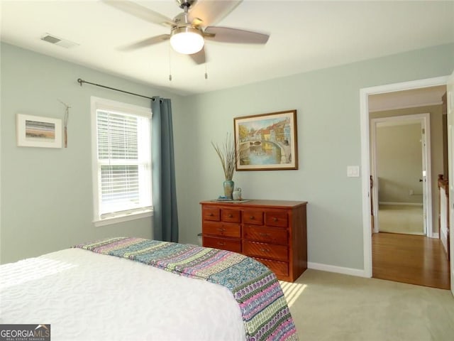 21 Devin Ln, Euharlee, GA 30145 - bedroom featuring light carpet and a ceiling fan