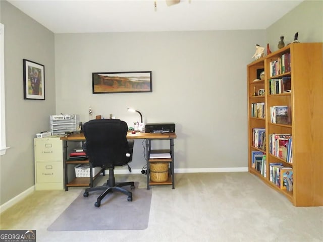 21 Devin Ln, Euharlee, GA 30145 - office featuring carpet flooring and baseboards