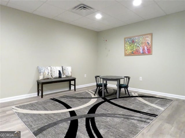 21 Devin Ln, Euharlee, GA 30145 - home office featuring wood finished floors, recessed lighting, and a drop ceiling