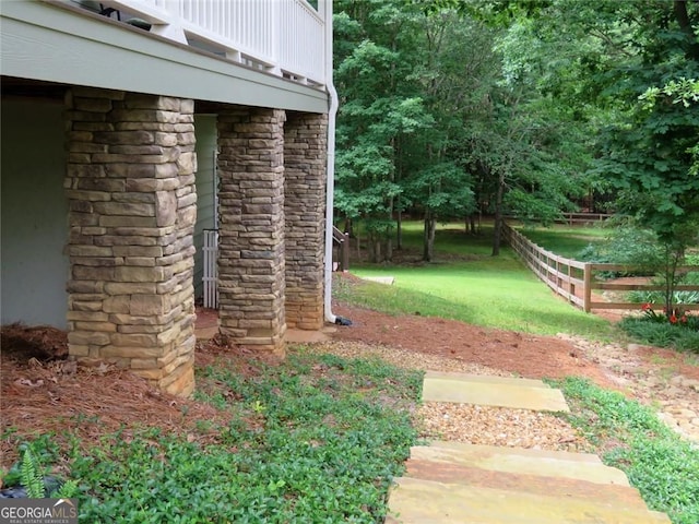 21 Devin Ln, Euharlee, GA 30145 - view of yard