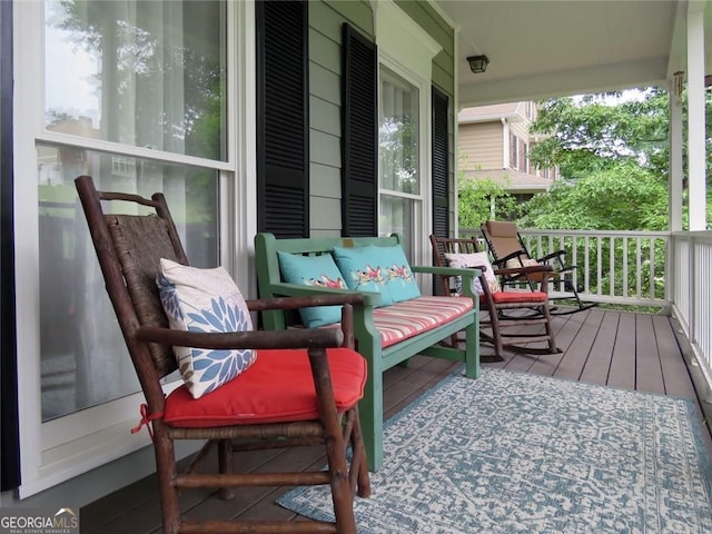21 Devin Ln, Euharlee, GA 30145 - view of wooden porch